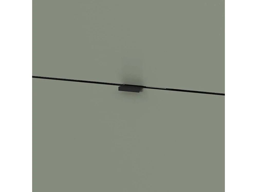 Schuh Schrank Hängeschrank in Graugrün und Wildeichefarben