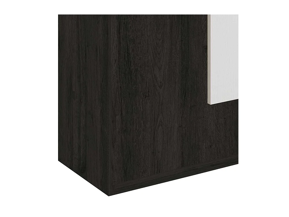 Design Schuhschrank in Schwarzgrau und Weiß modern