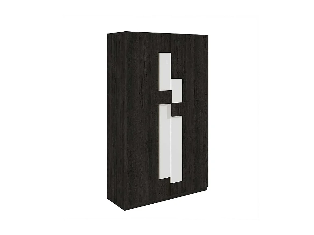 Design Schuhschrank in Schwarzgrau und Weiß modern