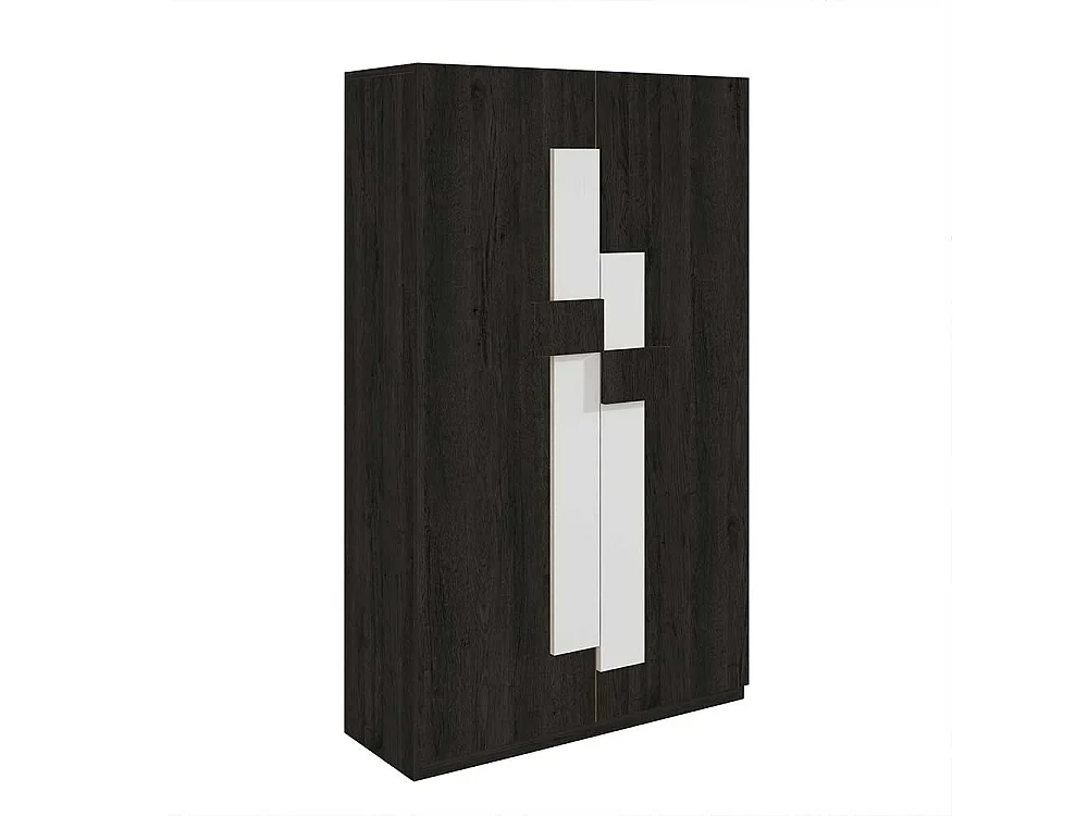 Design Schuhschrank in Schwarzgrau und Weiß modern