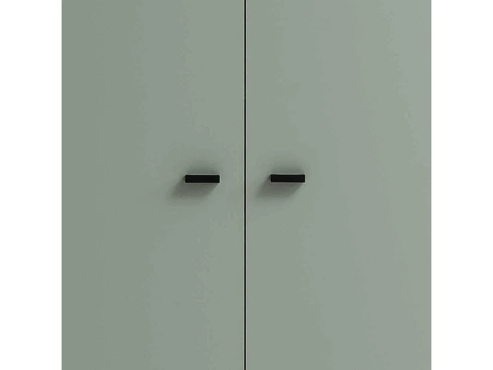 Skandi Garderobenschuhschrank Made in Germany Graugrün