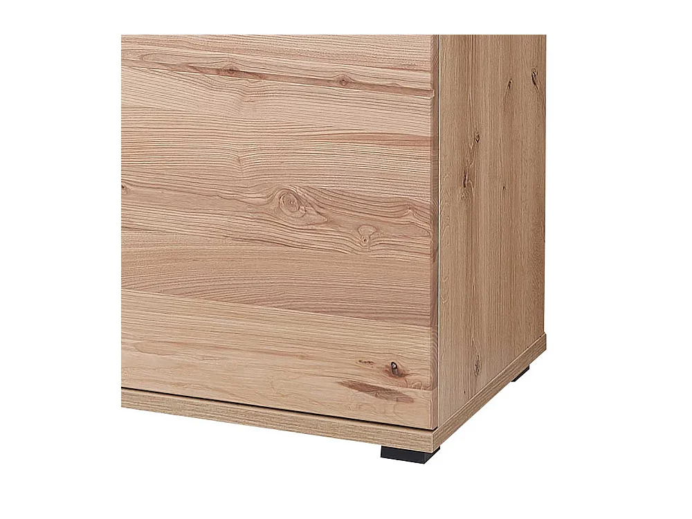 Garderobenschuhschrank mit sieben Einlegeböden teilmassiv