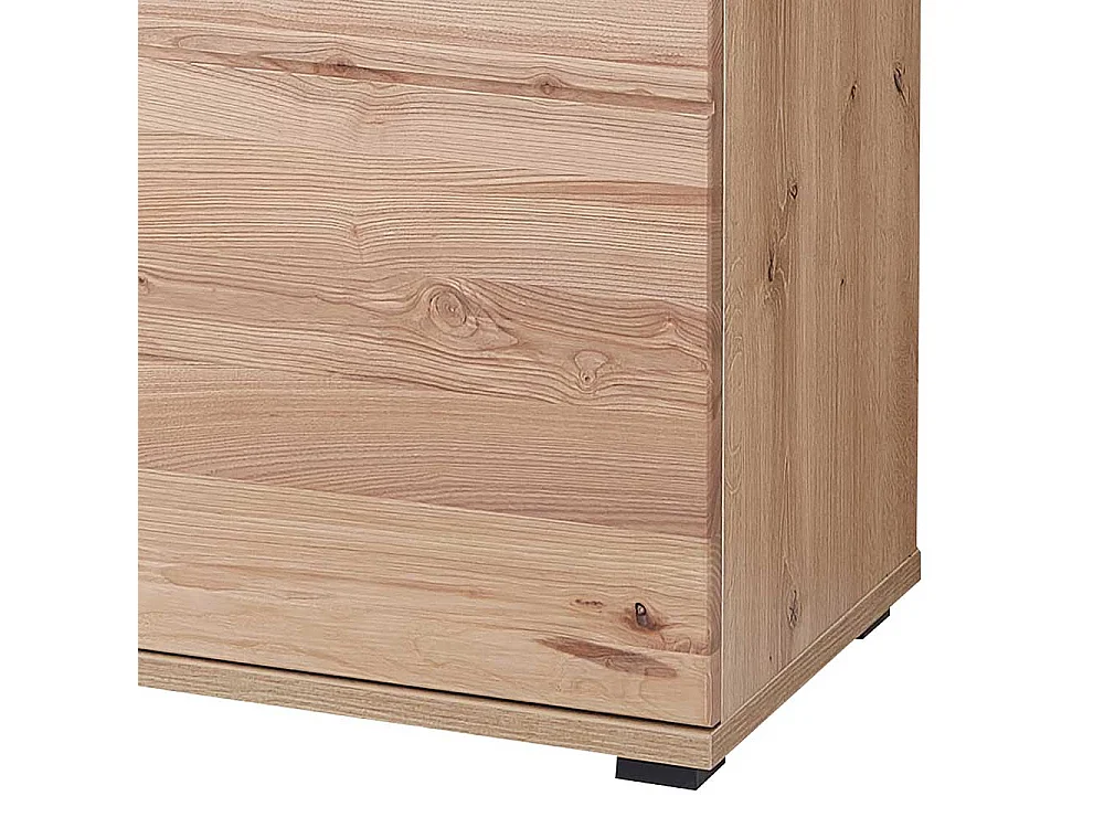 Garderobenschuhschrank mit sieben Einlegeböden teilmassiv