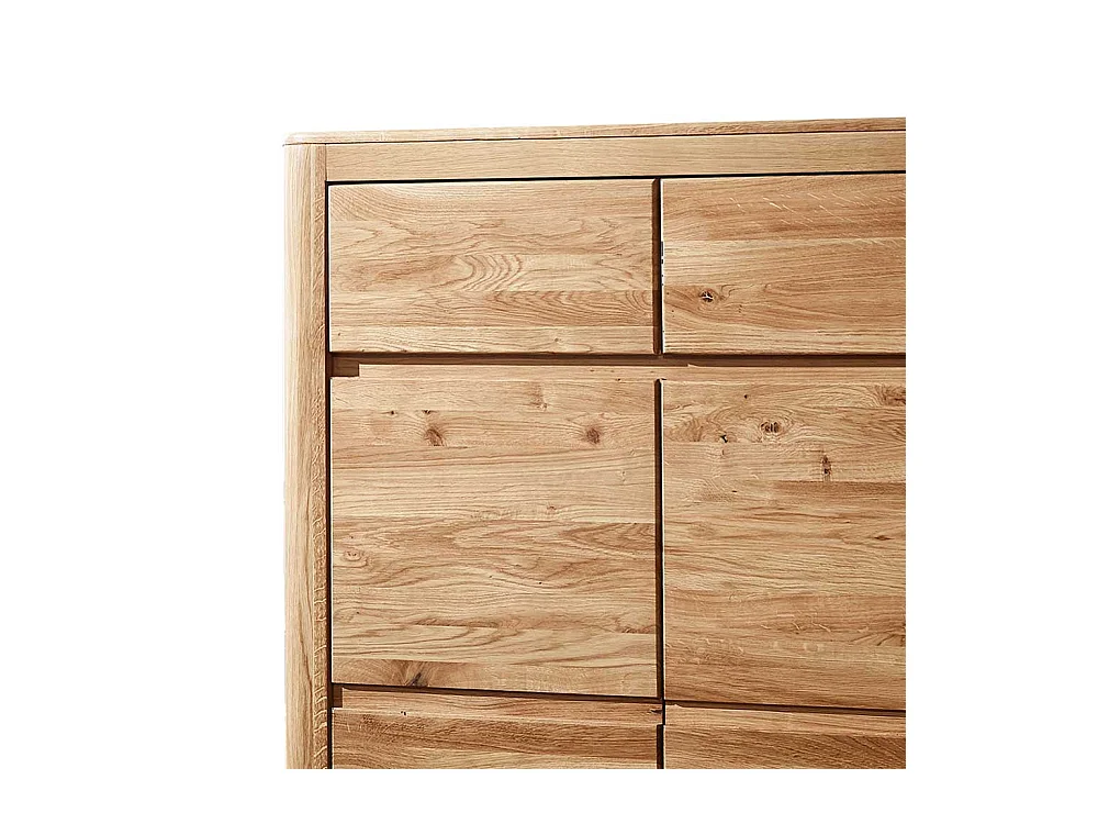 Massivholz Schuhschrank aus Wildeiche geölt 100 cm breit