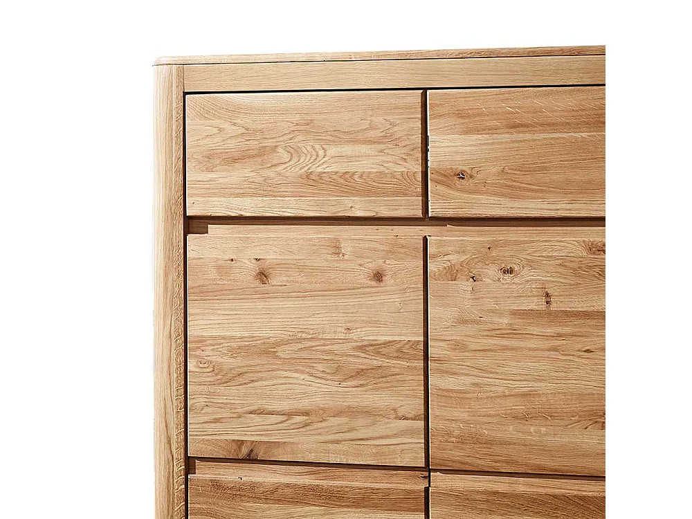 Massivholz Schuhschrank aus Wildeiche geölt 100 cm breit