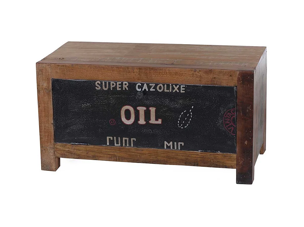 Schuhkipper in Bunt Braun Recyclingholz