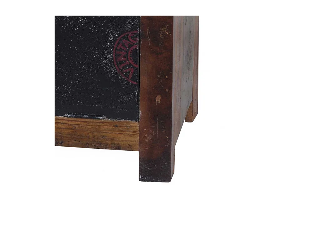 Schuhkipper in Bunt Braun Recyclingholz