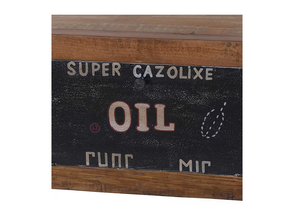 Schuhkipper in Bunt Braun Recyclingholz