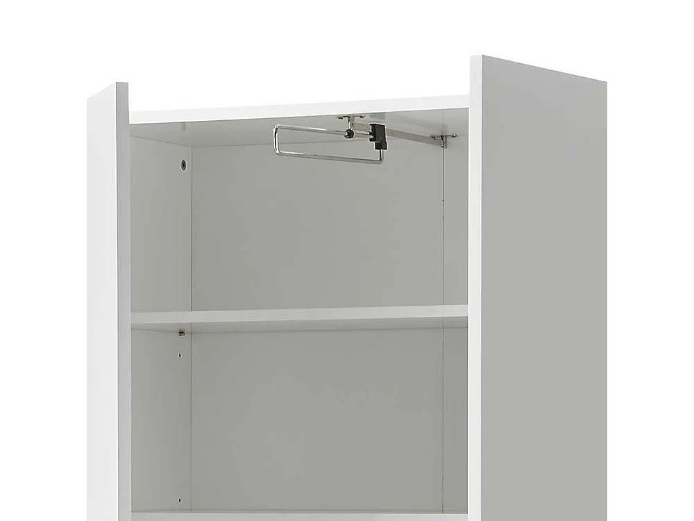 Schuh Schrank in Weiß und Asteiche Skandi Design