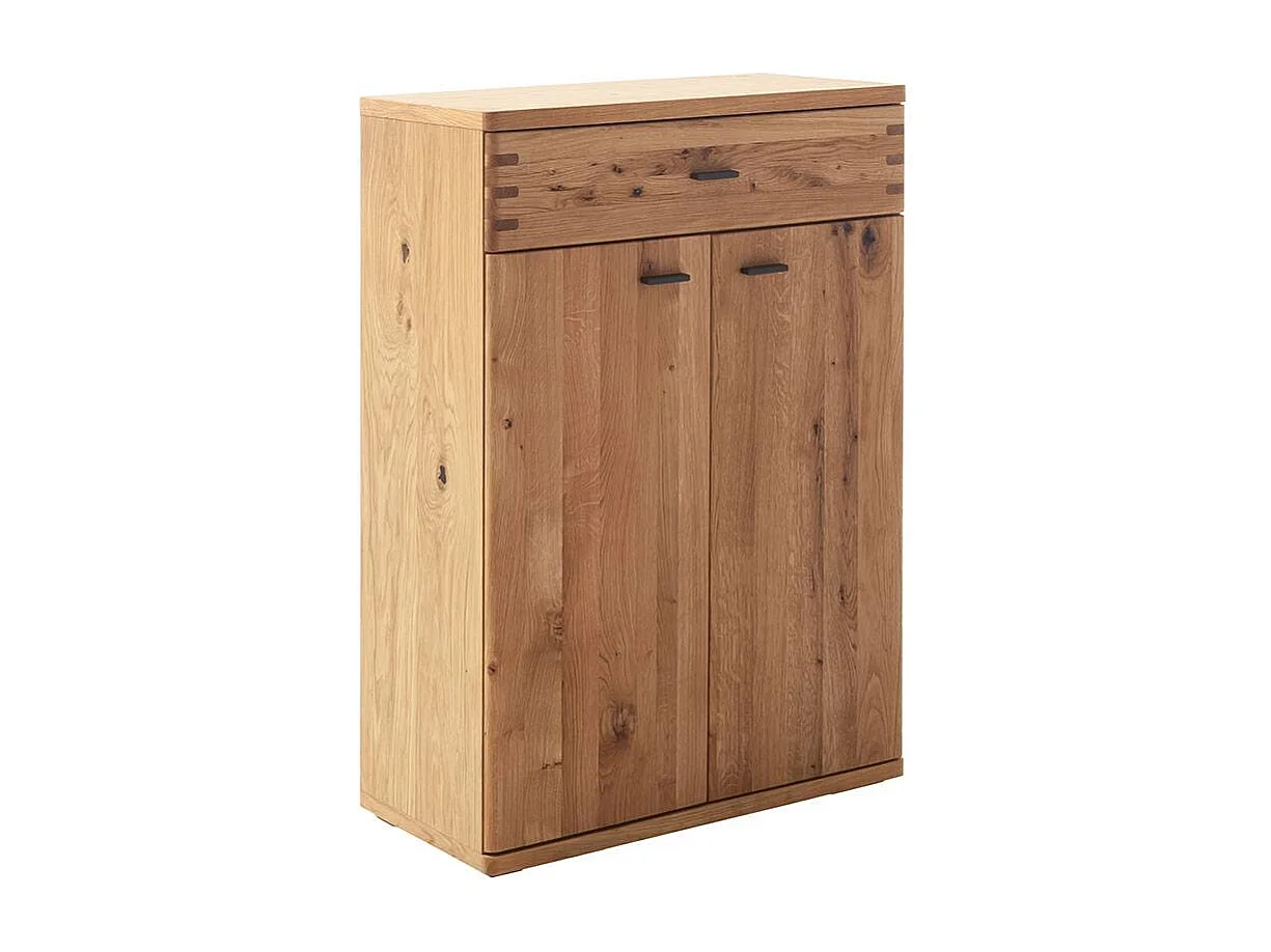 Schuhschrank Garderobenschuhschrank mit einer Schublade und Massivholz Türen