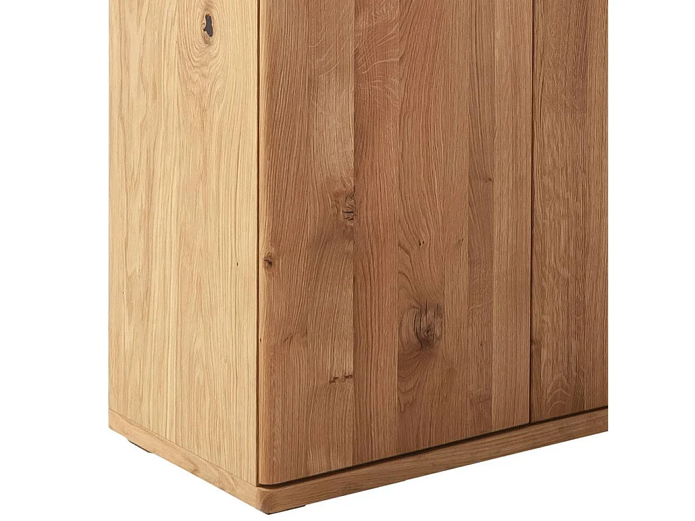 Schuhschrank Garderobenschuhschrank mit einer Schublade und Massivholz Türen