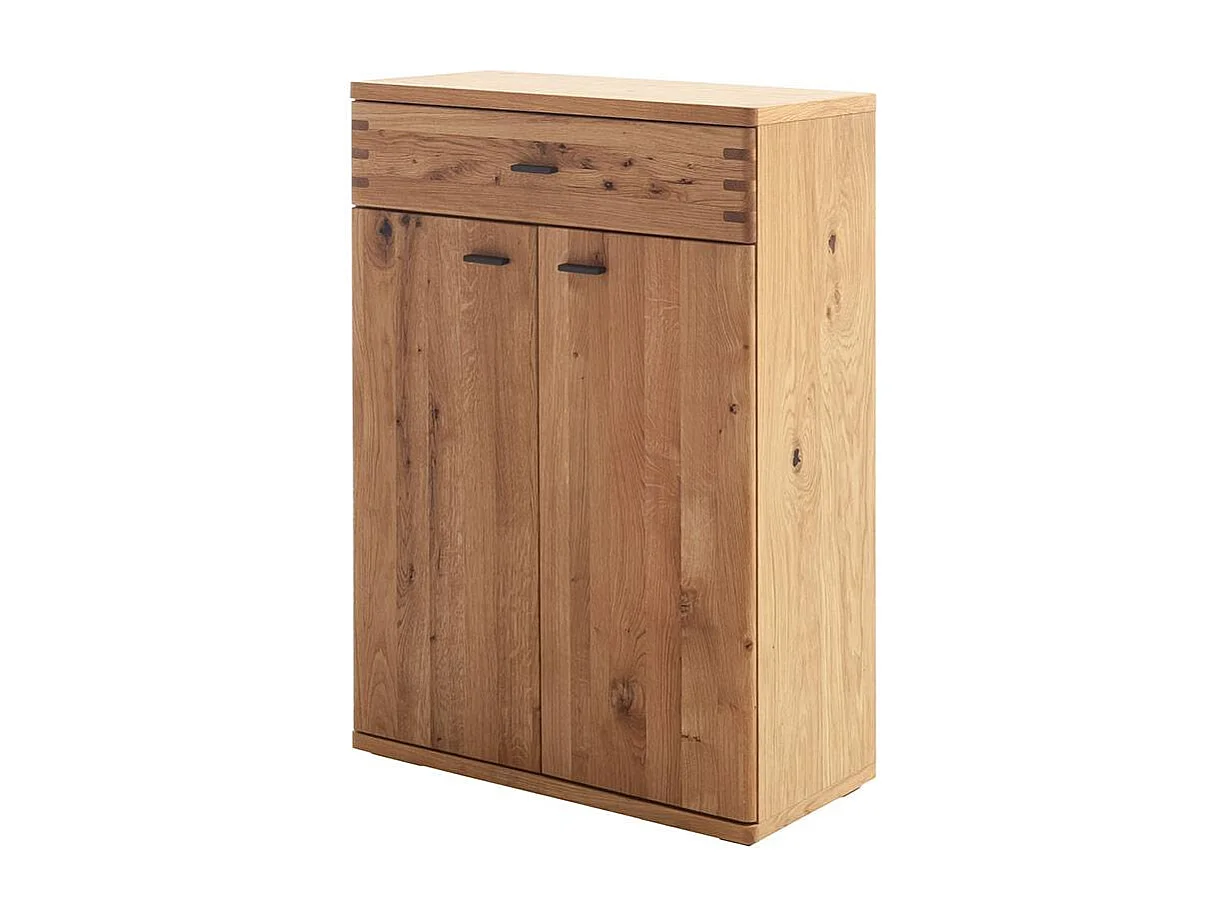 Schuhschrank Garderobenschuhschrank mit einer Schublade und Massivholz Türen