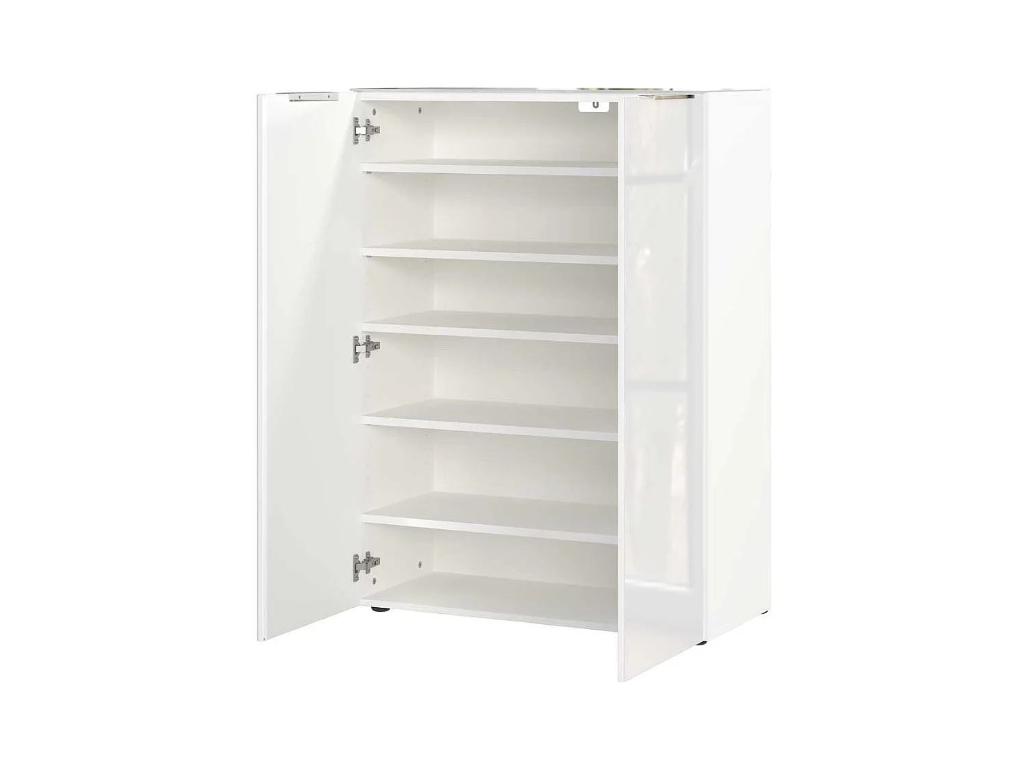 Schuh Schrank mit Drehtüren stoßfesten ABS Kanten