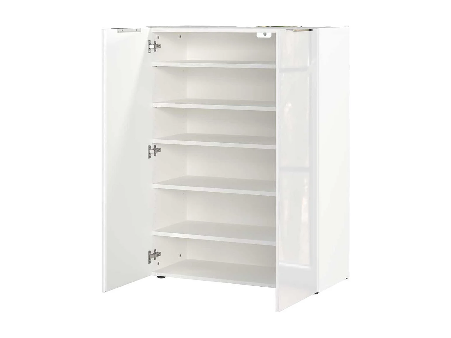 Schuh Schrank mit Drehtüren stoßfesten ABS Kanten