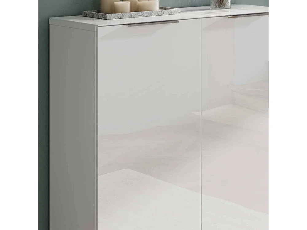 Schuh Schrank mit Drehtüren stoßfesten ABS Kanten