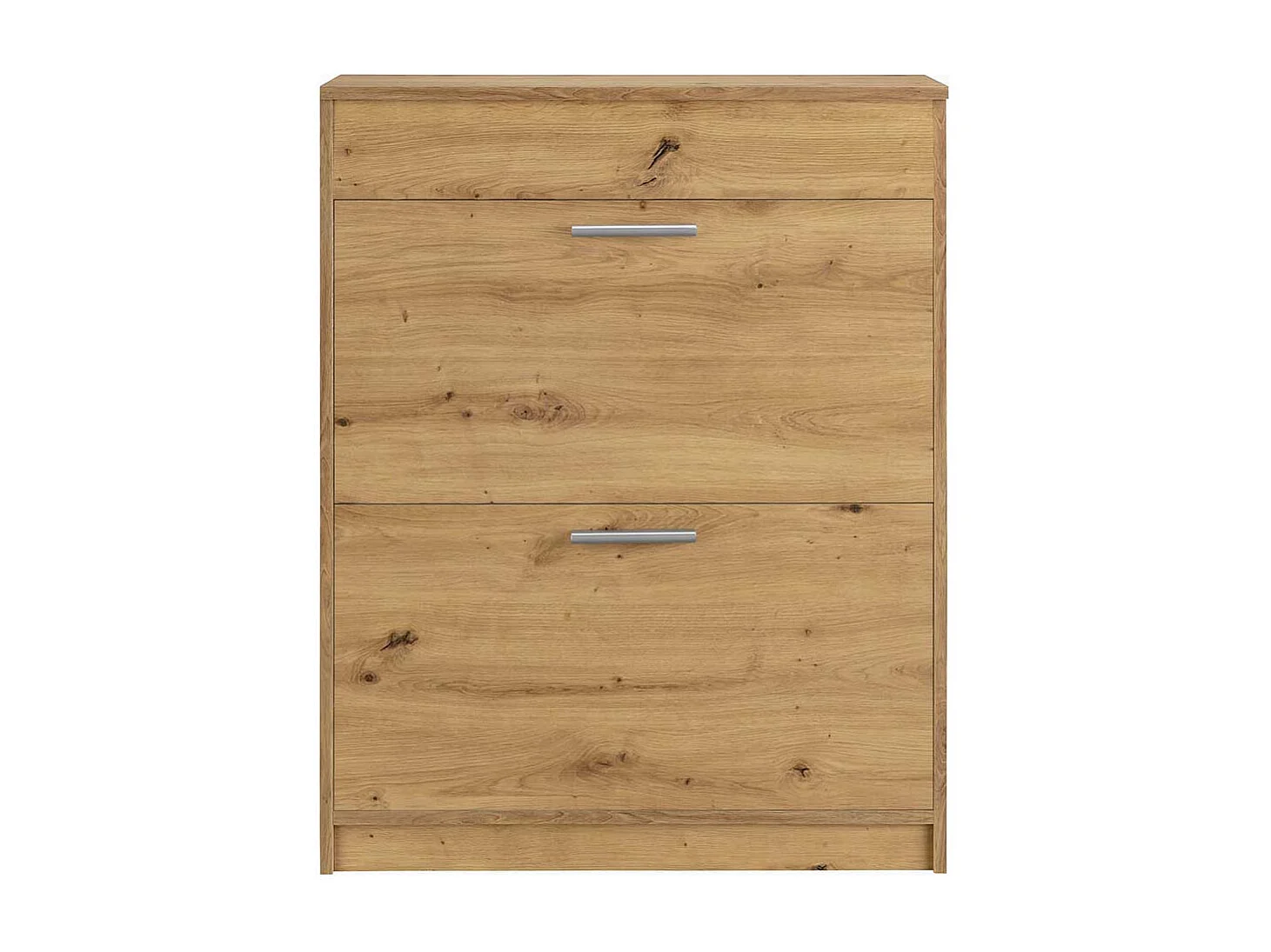 Schuh Klappschrank in Wildeichefarben zwei Schuhwalzen