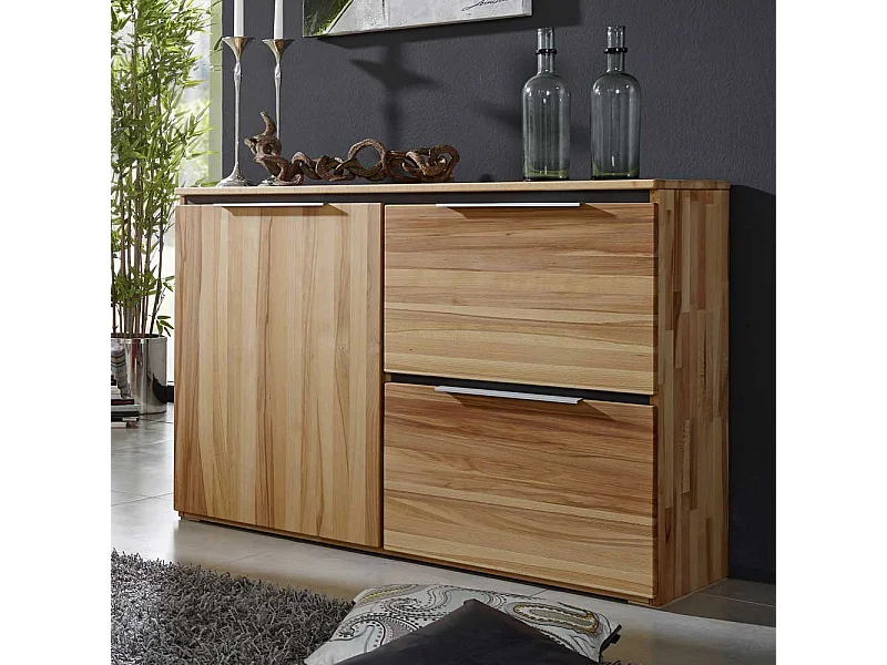 Kernbuche Schuhschrank massiv geölt 120 cm breit