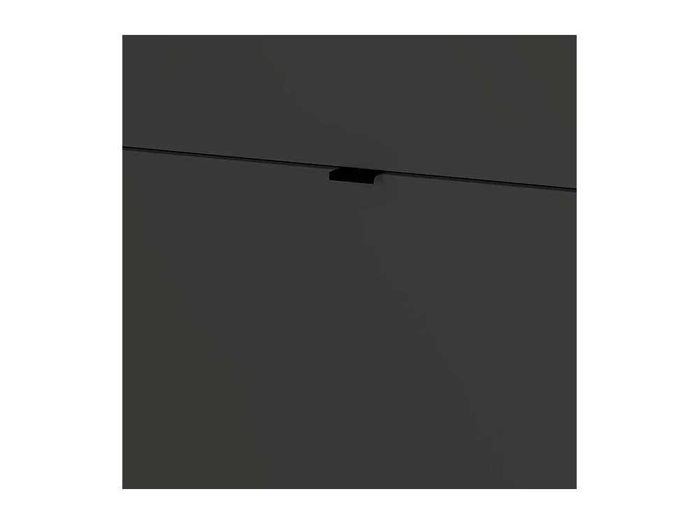 Garderobenschuhschrank in Dunkelgrau und Wildeichefarben