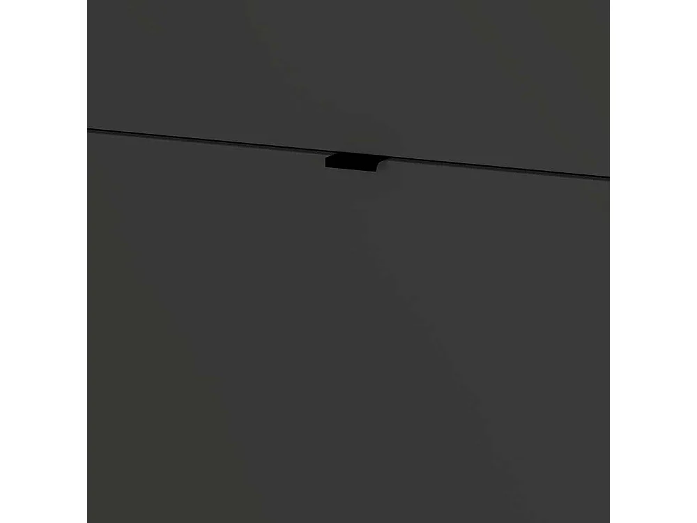 Garderobenschuhschrank in Dunkelgrau und Wildeichefarben