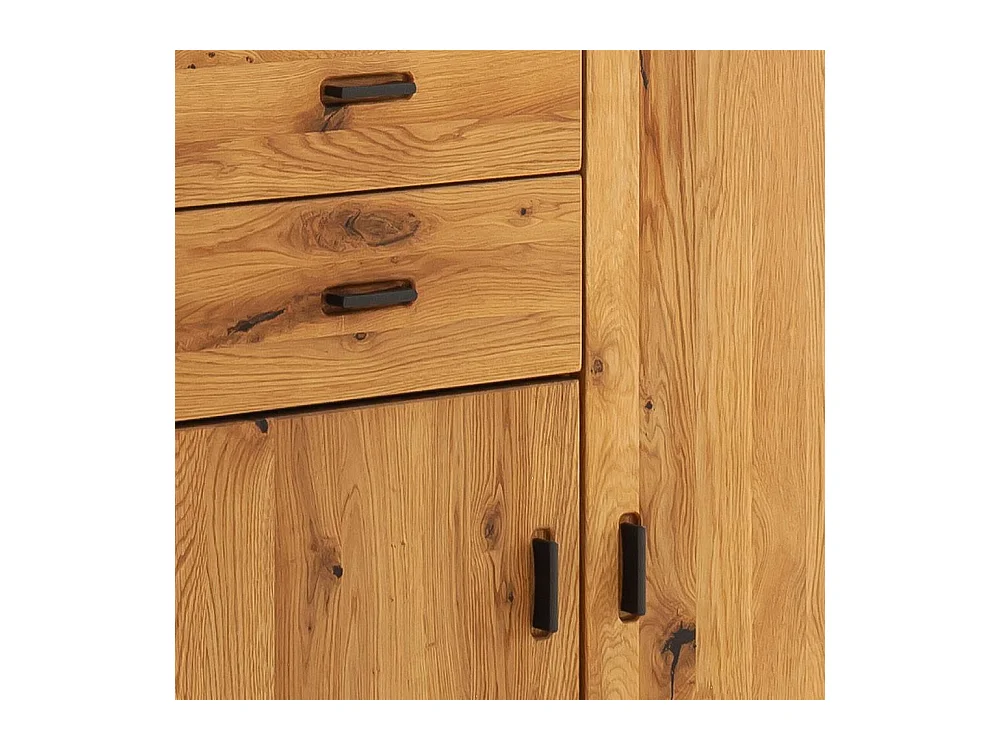 Schuhschrank Sideboard mit LED Beleuchtung und Drehtüren