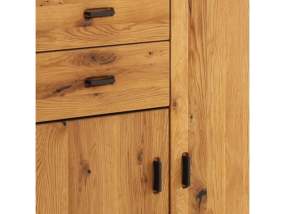 Schuhschrank Sideboard mit LED Beleuchtung und Drehtüren