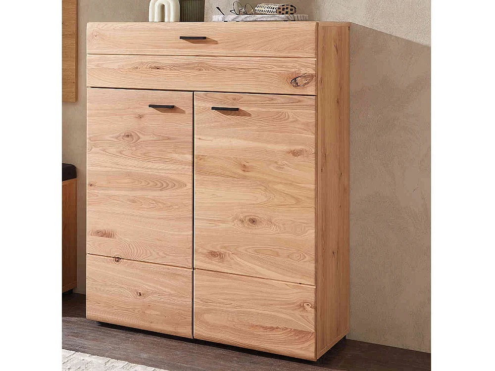 Schuhschrank mit Schublade in Eschefarben Wildeichefarben