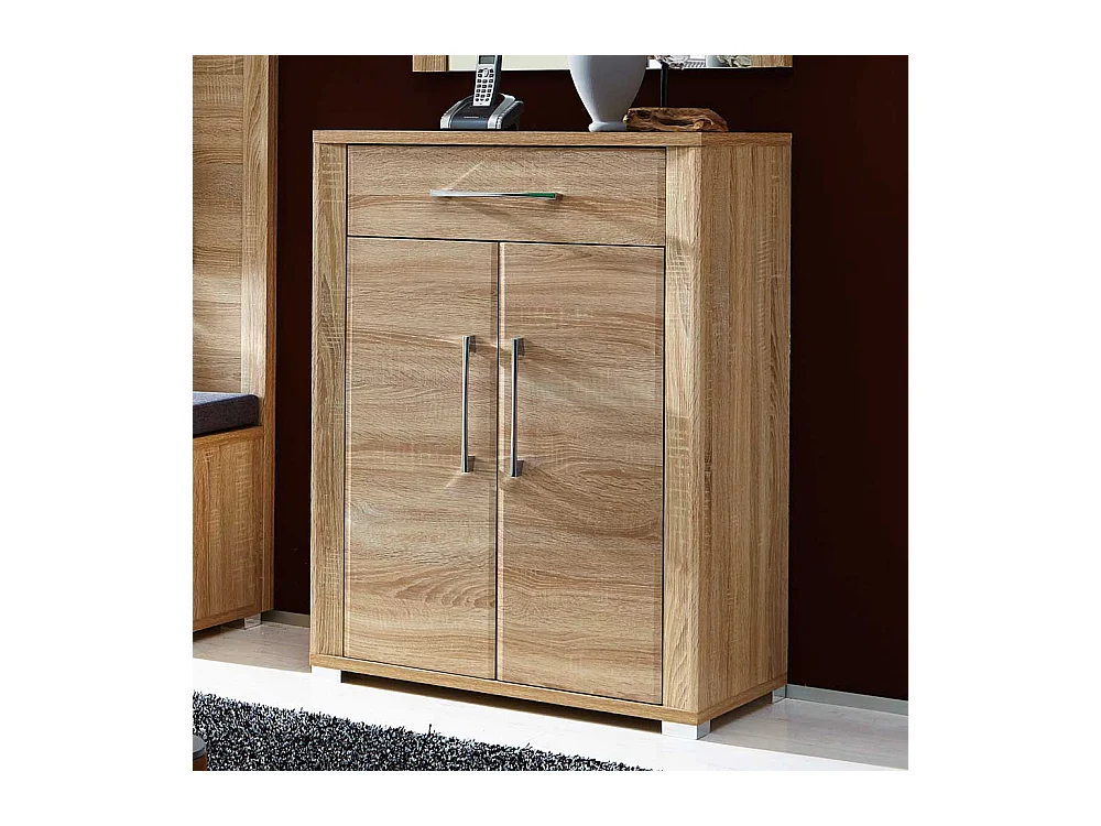 Schuhkommode in Eiche Sonoma 100 cm hoch