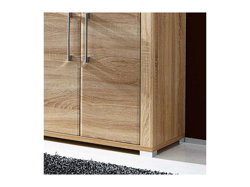 Schuhkommode in Eiche Sonoma 100 cm hoch