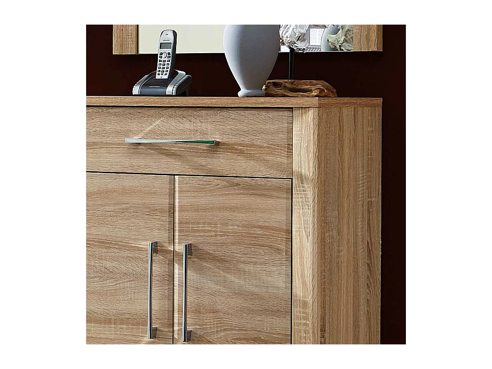 Schuhkommode in Eiche Sonoma 100 cm hoch