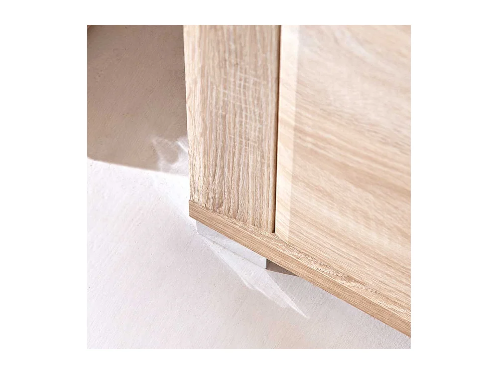 Schuhkommode in Eiche Sonoma 100 cm hoch