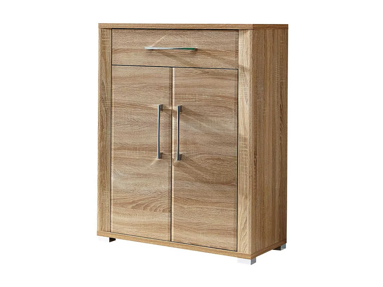 Schuhkommode in Eiche Sonoma 100 cm hoch