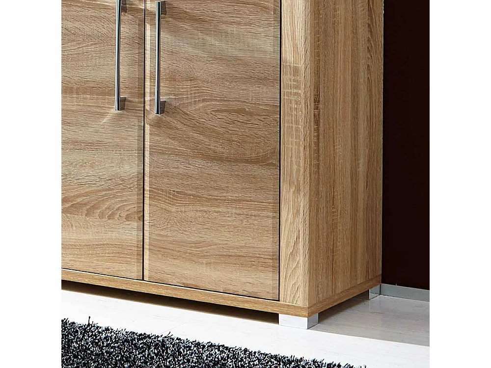 Schuhkommode in Eiche Sonoma 100 cm hoch