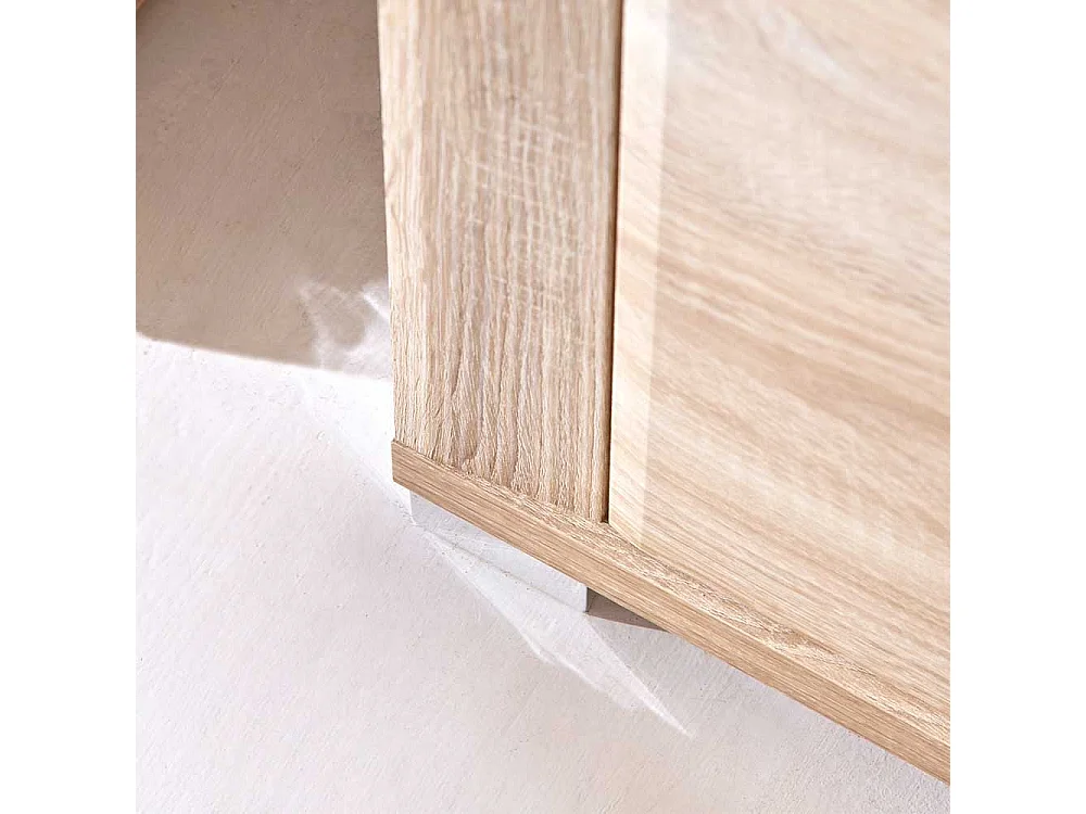 Schuhkommode in Eiche Sonoma 100 cm hoch