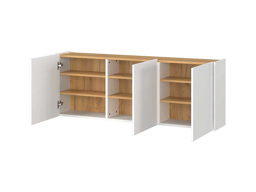Schrank Hängeschrank 138 cm breit für die Wandmontage