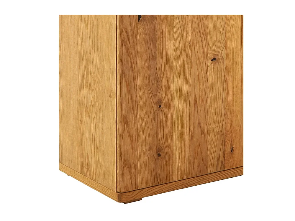 Schuhschrank Schuh Schrank mit LED Beleuchtung und Massivholz Türen