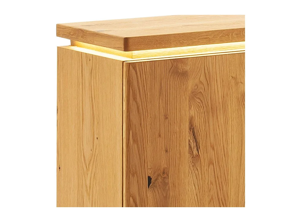 Schuhschrank Schuh Schrank mit LED Beleuchtung und Massivholz Türen