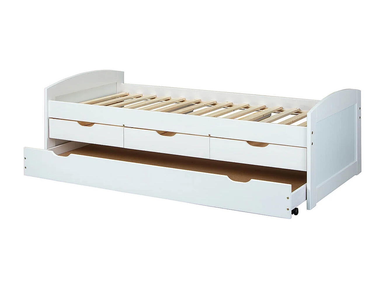 SYDNEY - Pack Lit à Tiroirs 90x190 + 1 Matelas Ibiza