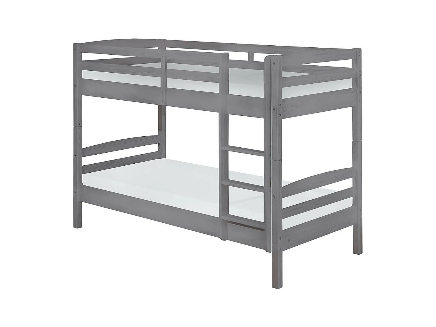 STRADI - Pack Lits Superposés 90x200cm + 2 Matelas Ibiza