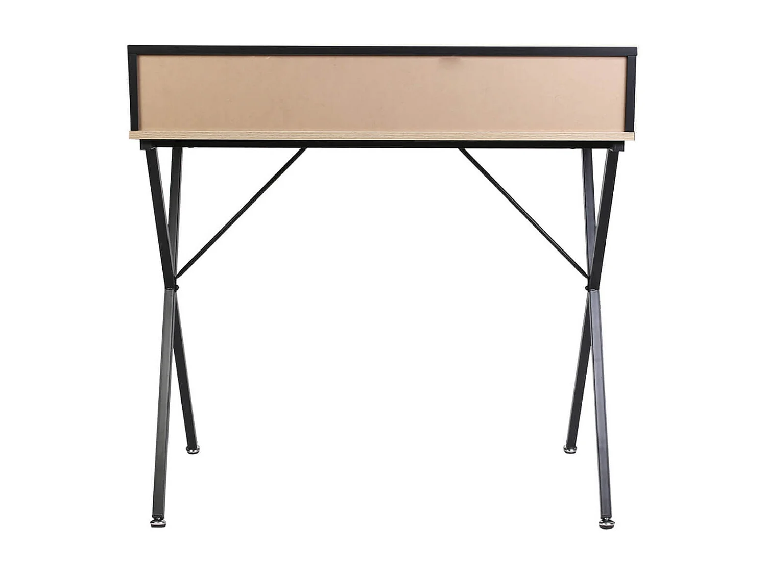 CAHILL - Bureau Multi-Rangement Effet Bois et Noir
