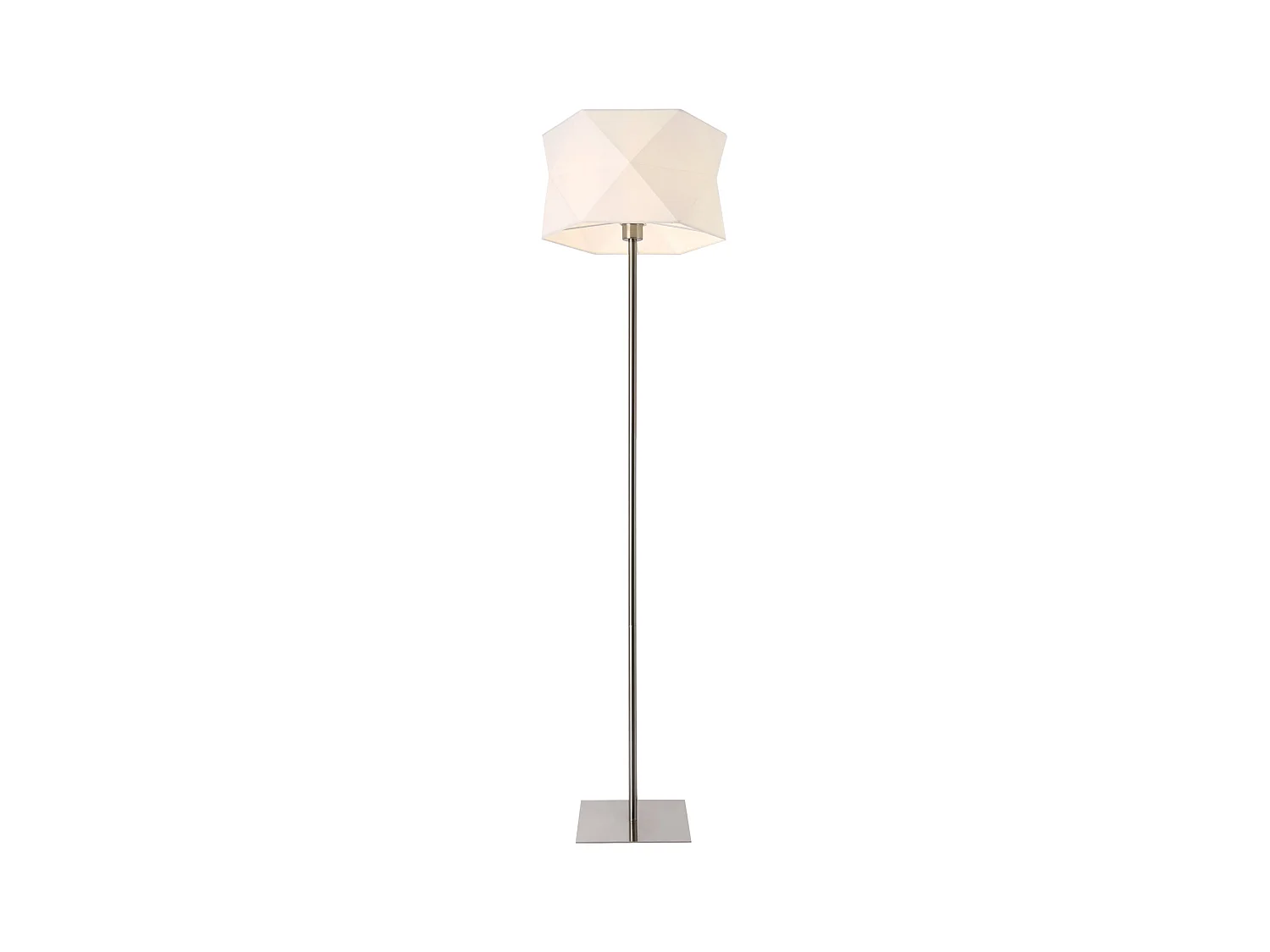 Lampadaire lampe à pied métal blanche 40 x 40 x 152 cm 03_0002440