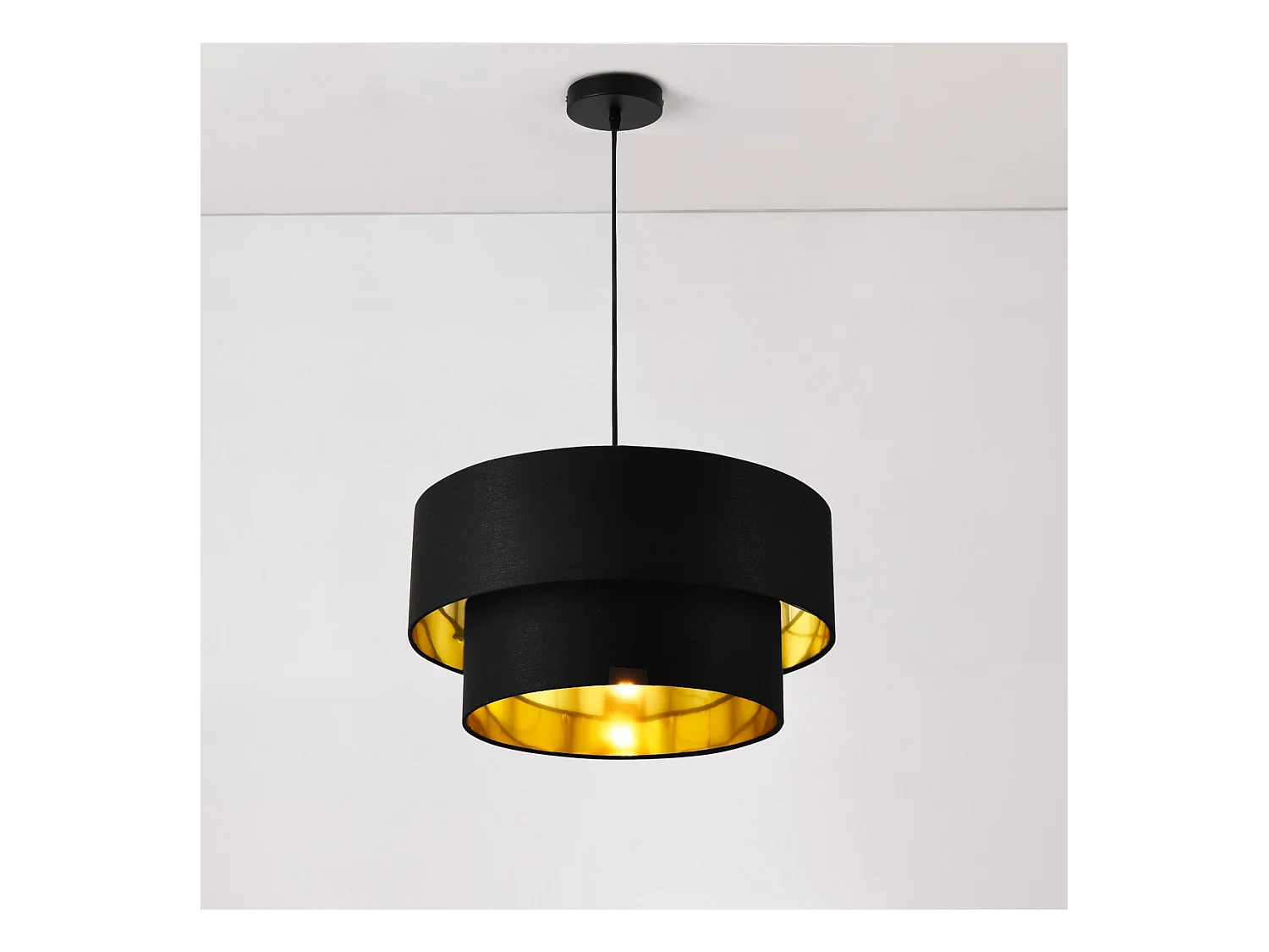 Lampe à suspendre moderne métal argentée 40 x 40 x 149 cm 03_0005264