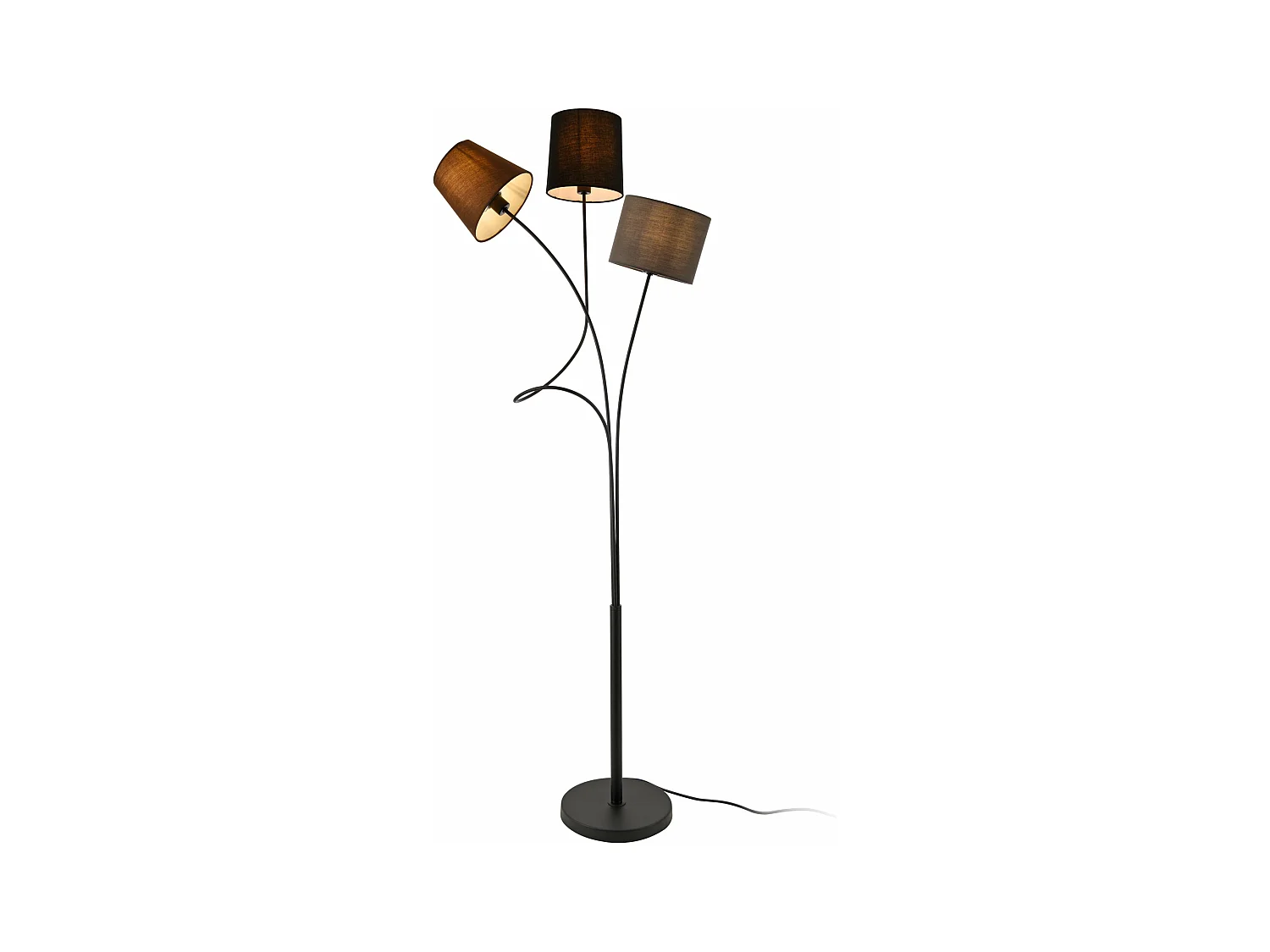 Lampadaire lampe sur pied métal grise 18 x 18 x 146 cm 03_0002452