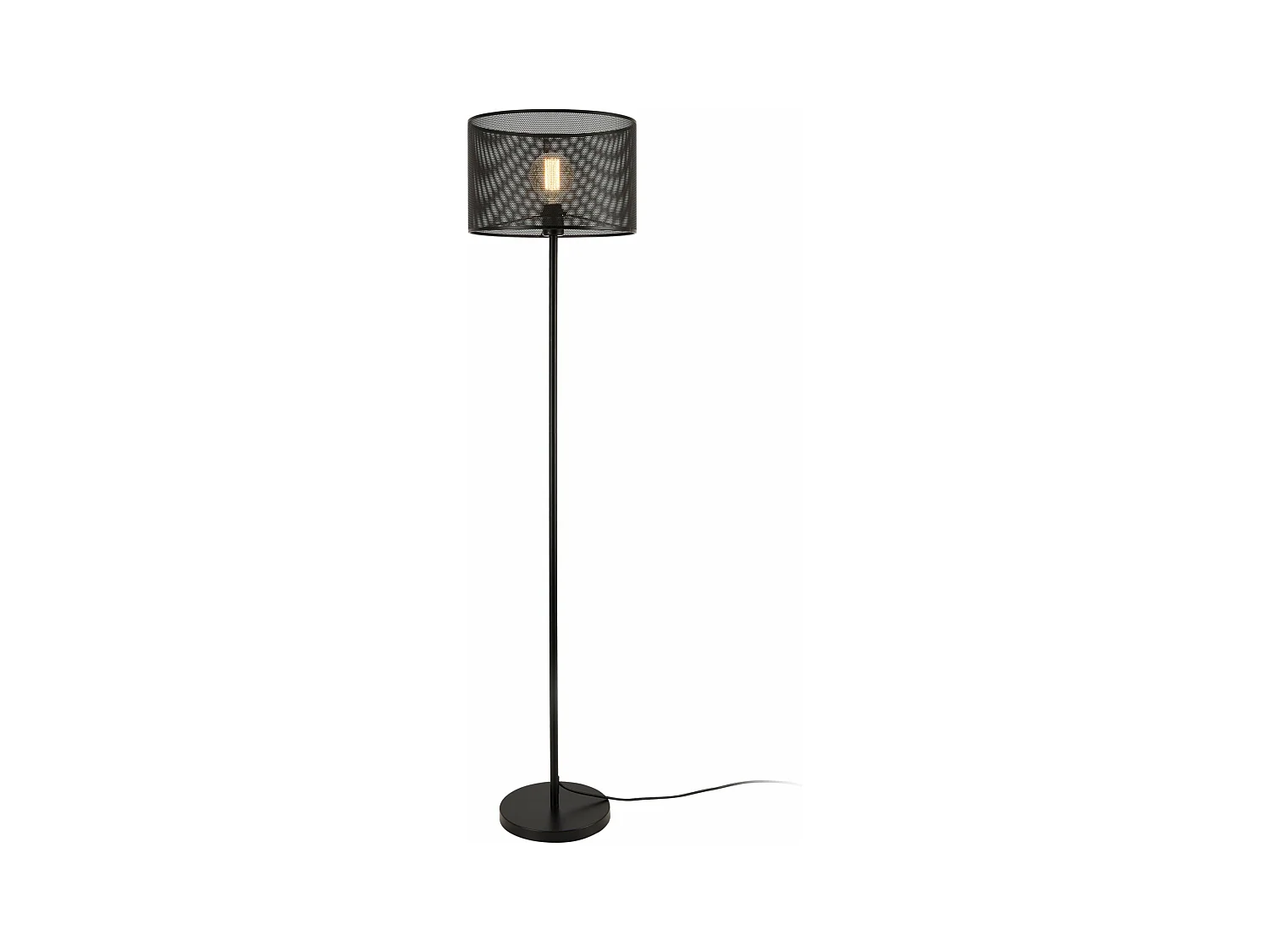 Lampadaire lampe à pied métal argentée 35 x 35 x 153 cm 03_0002446