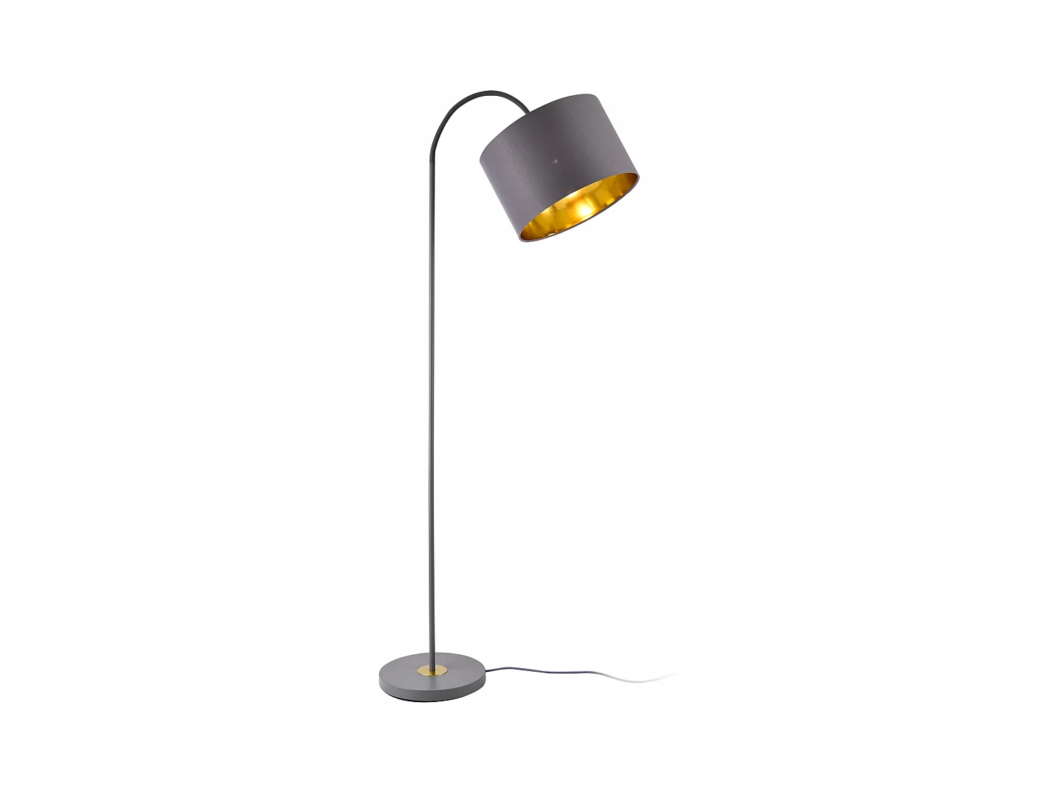 Lampadaire moderne stylé lampe métal grise 35 x 35 x 173 cm 03_0005252