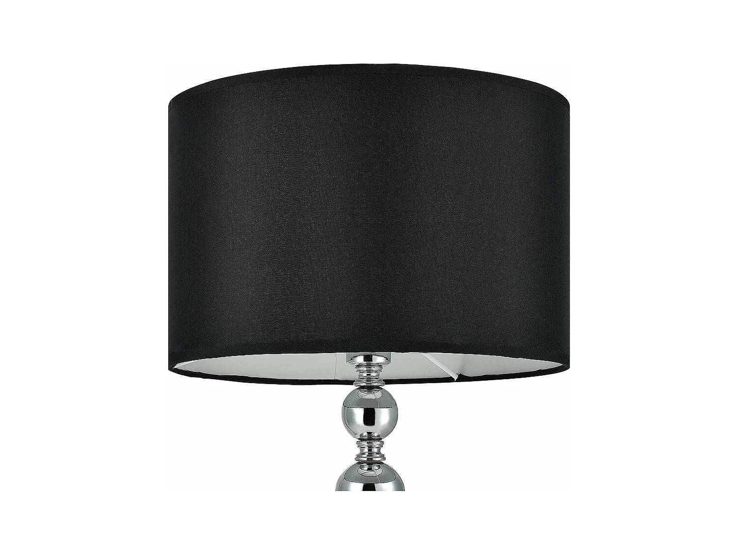 Lampe de table chevet tissu noire 29 x 29 x 51 cm 03_0002499