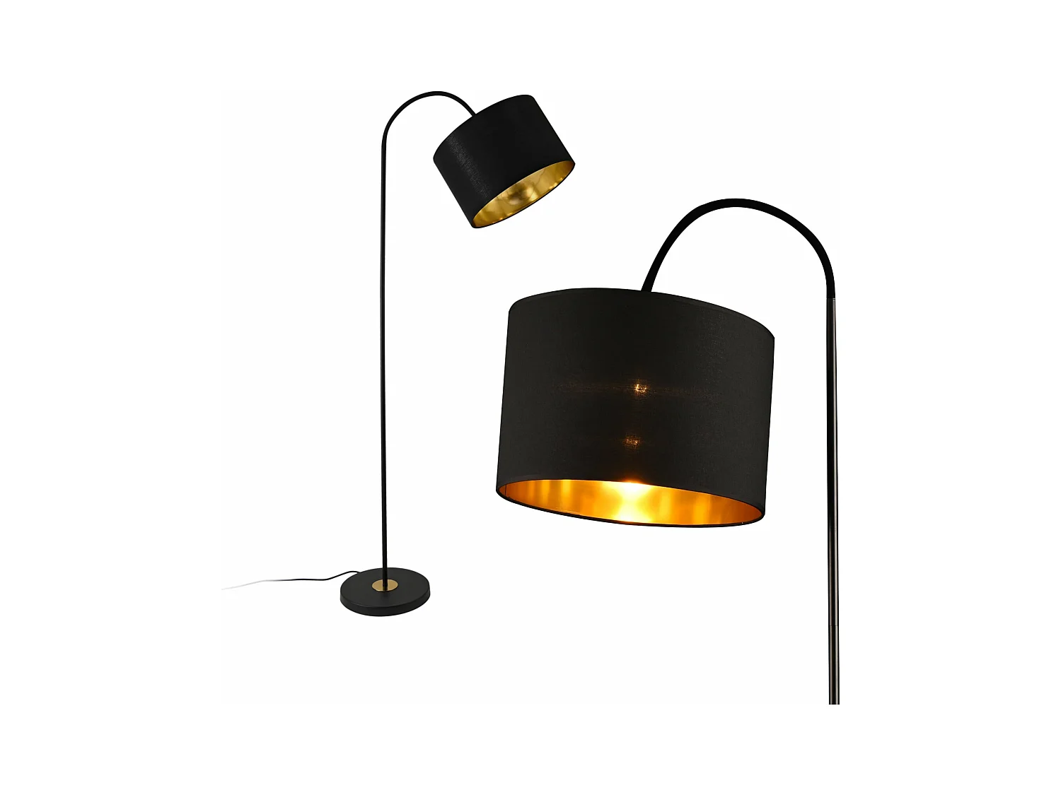 Lampadaire lampe à pied métal argentée 35 x 35 x 173 cm 03_0002437