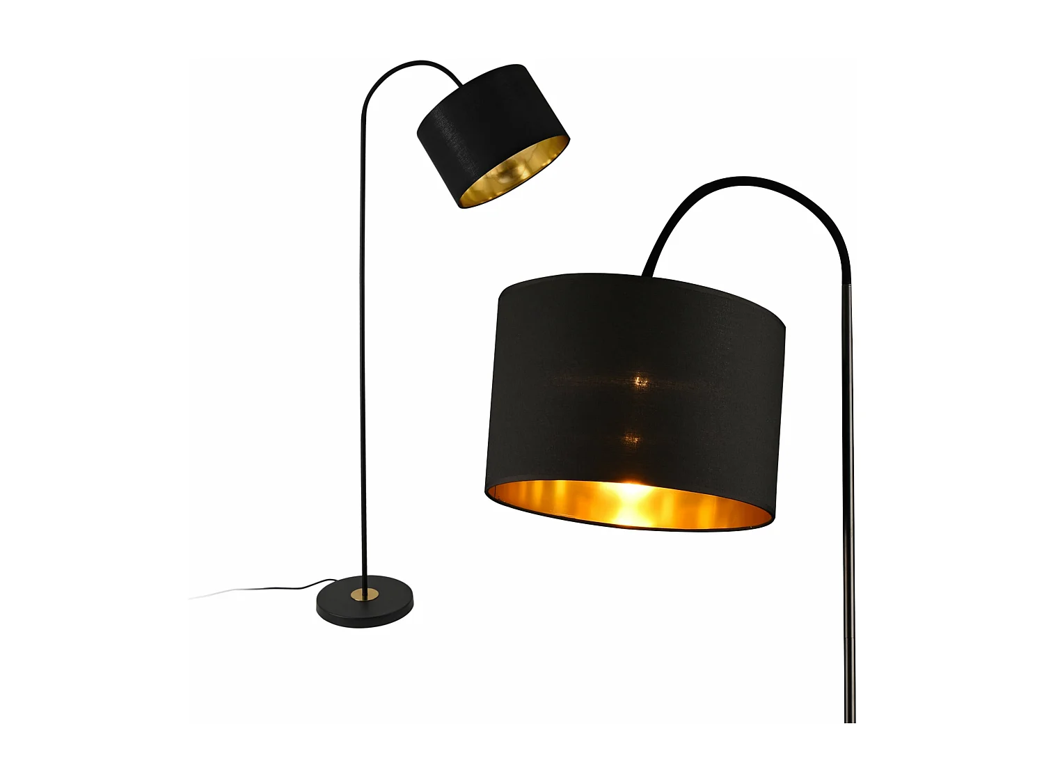 Lampadaire lampe à pied métal argentée 35 x 35 x 173 cm 03_0002437