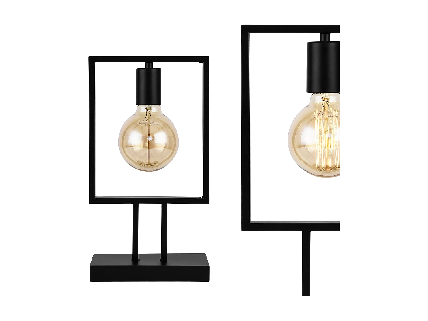 Lampe de table 37,5 métal argentée 20 x 10 x 37.5 cm 03_0002489