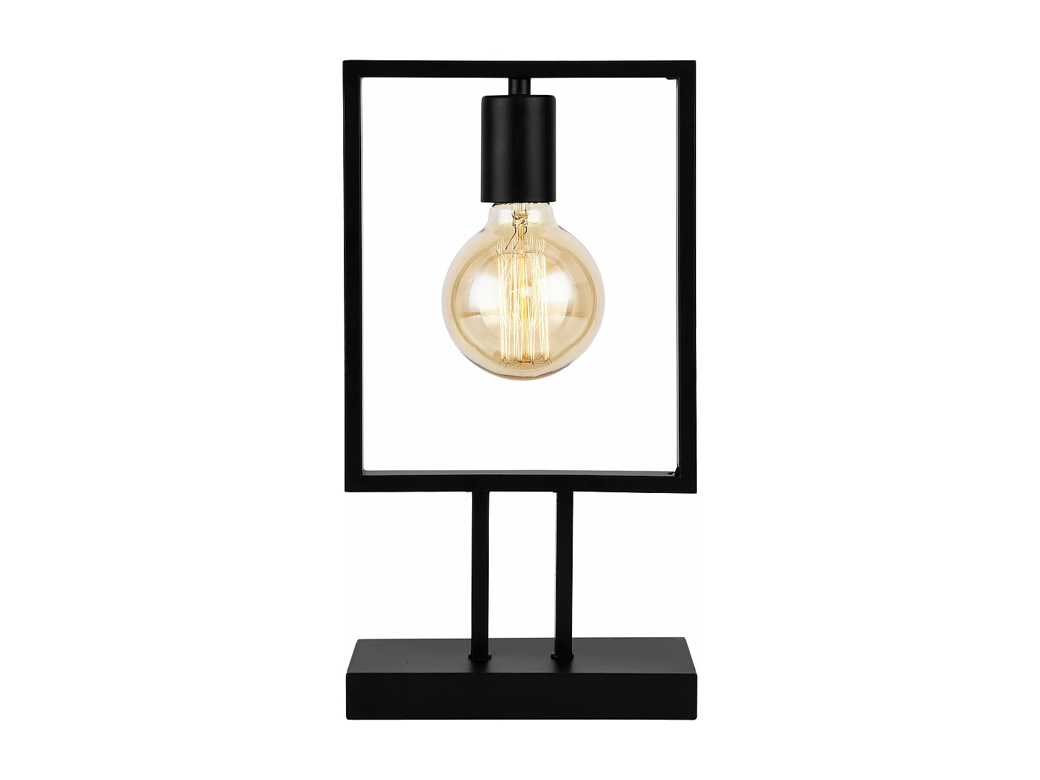 Lámpara de mesa 37,5 cm metal negro 03_0002489