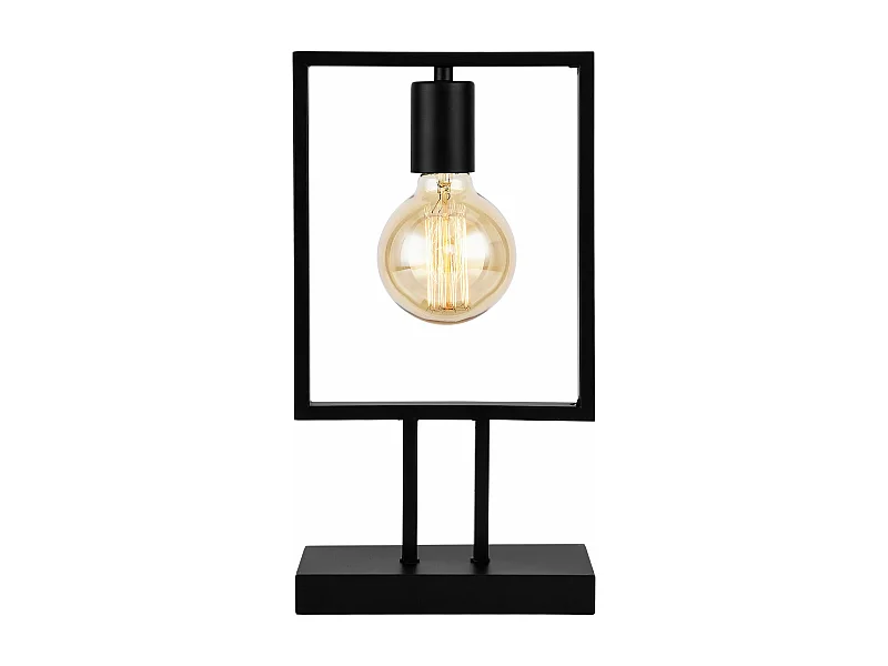 Candeeiro de mesa 37,5 cm metal preto 03_0002489